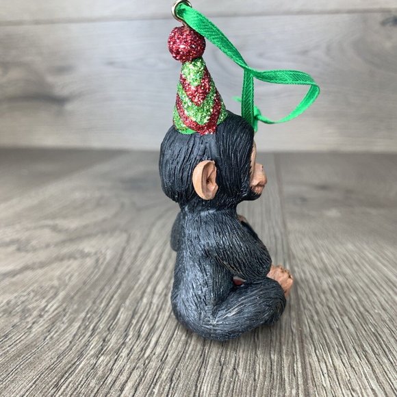 Danbury Mint The Baby Animal Ornaments  Chimpanzee - Picture 4 of 8